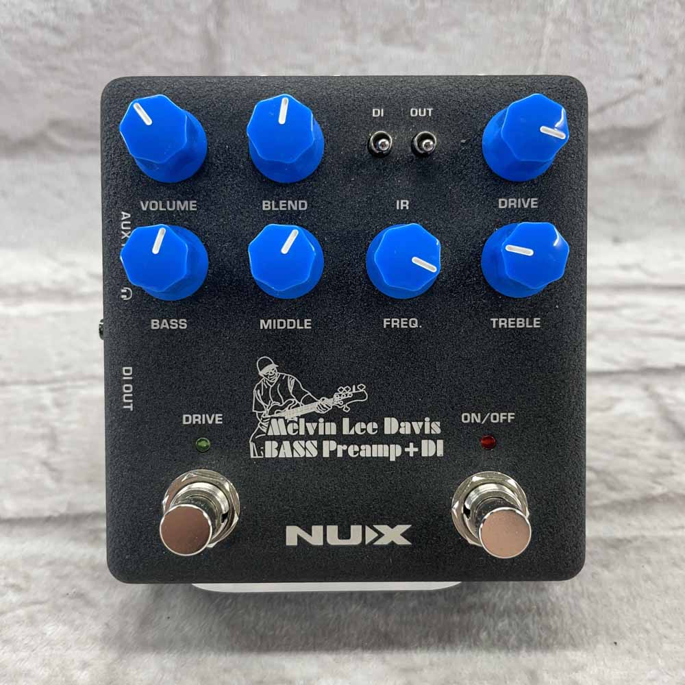 Used:  NUX NBP-5 Melvin Lee Davis Signature Bass Preamp Pedal