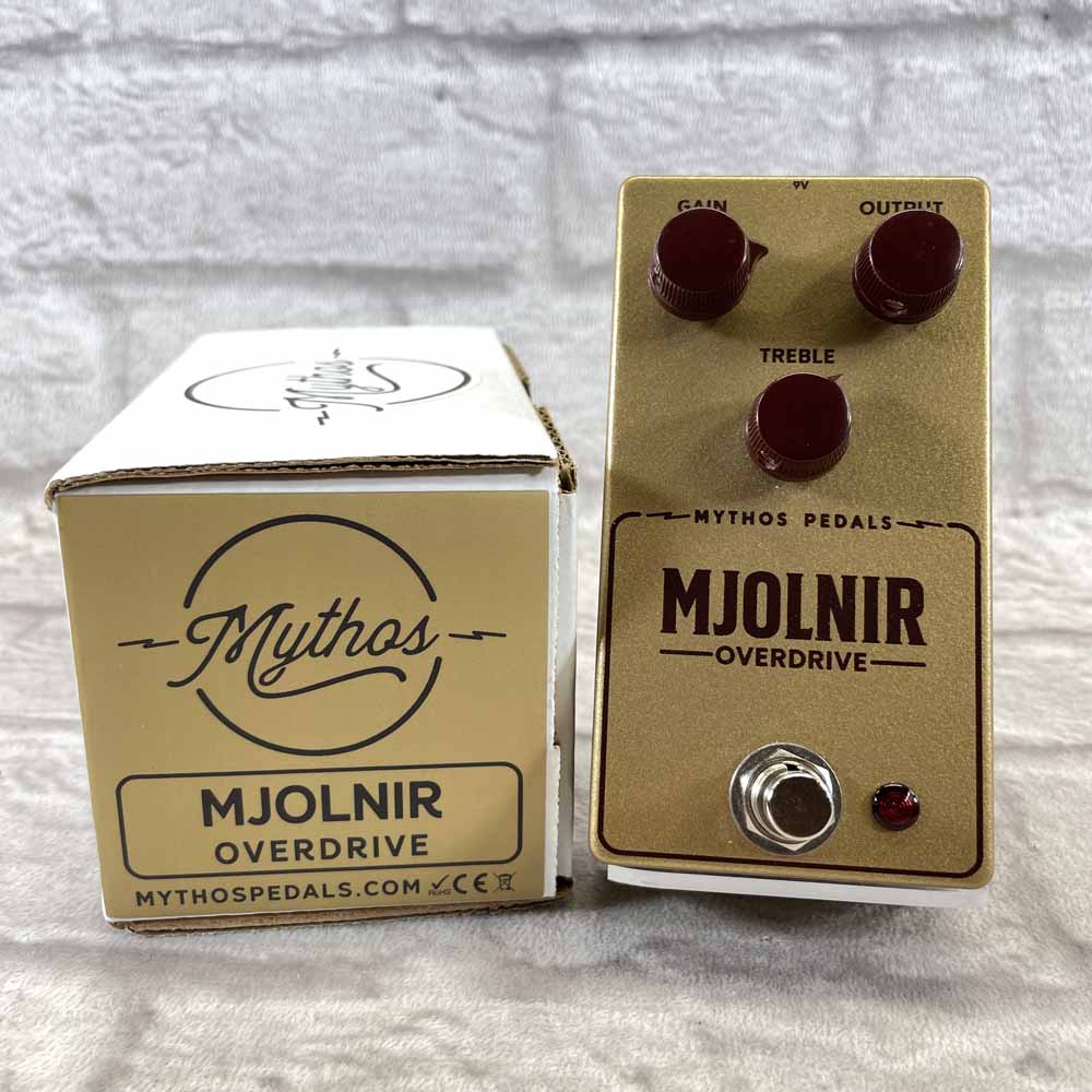 Used:  Mythos Pedals Mjolnir Overdrive Pedal