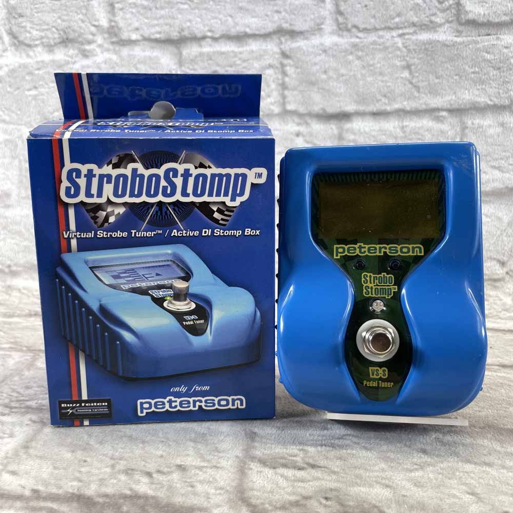 Used:  Peterson VS-S StroboStomp Pedal Tuner