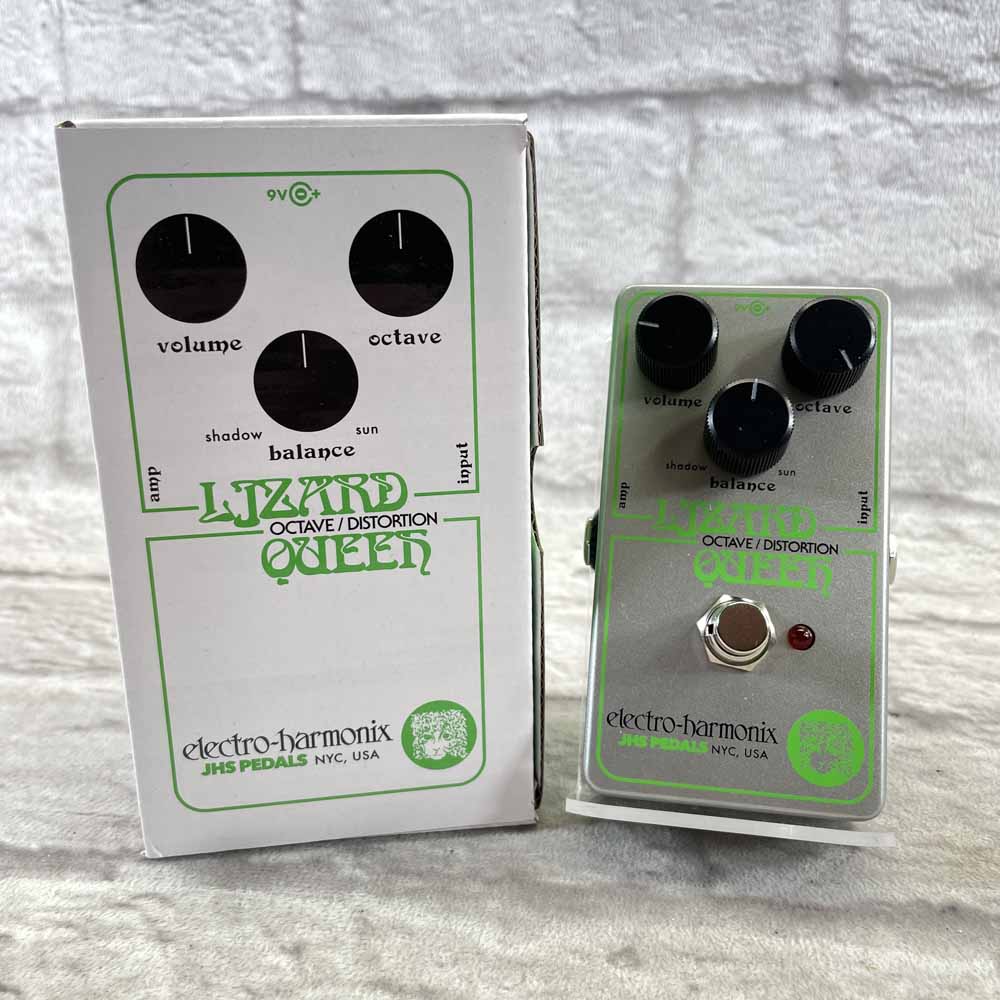 Used:  Electro-Harmonix & JHS Pedals Lizard Queen Octave Fuzz Distortion Pedal