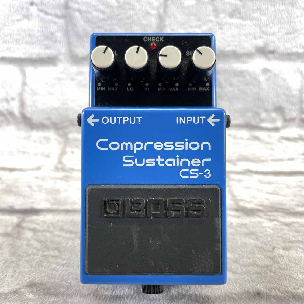 Used:  Boss CS-3 Compression Sustainer Pedal