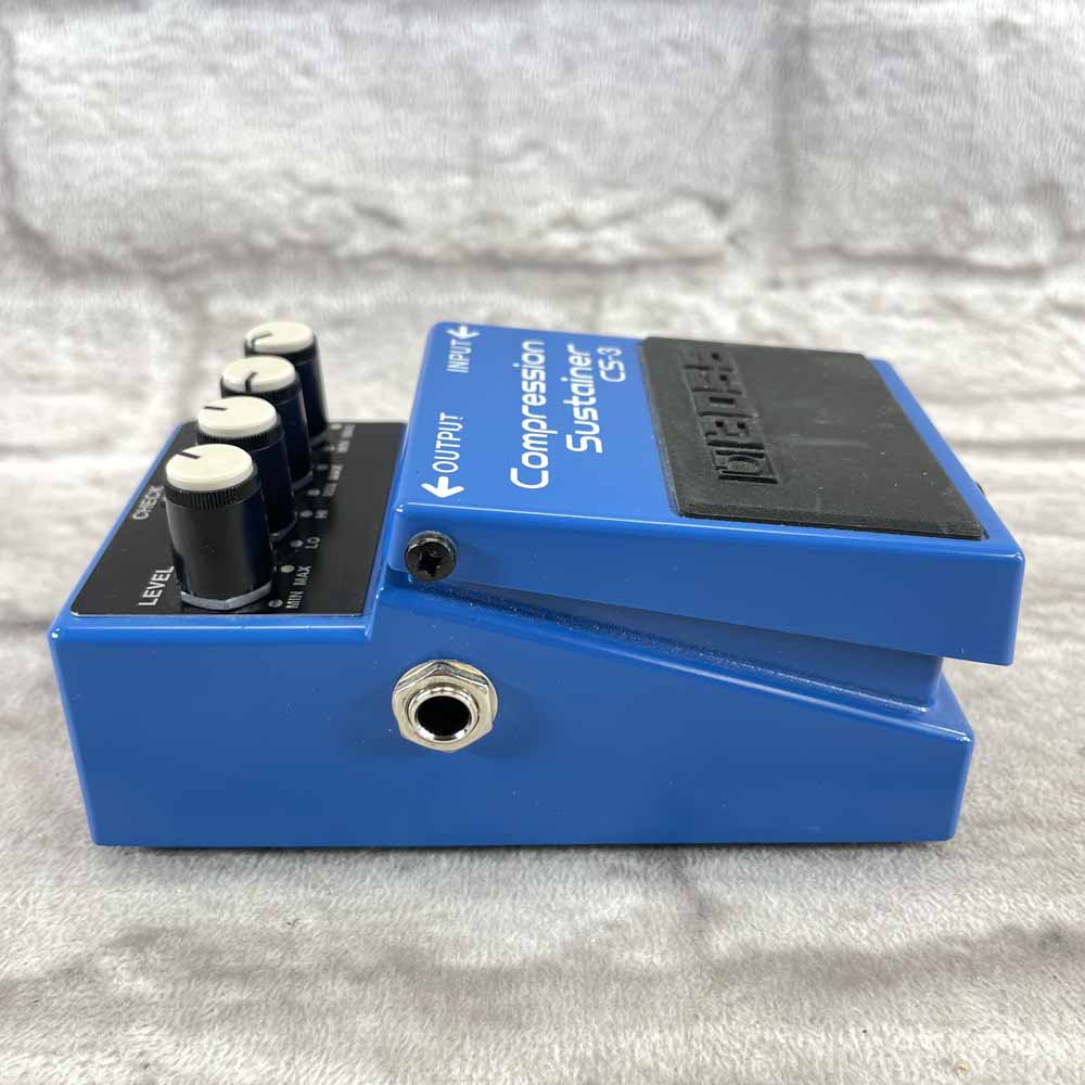 Used:  Boss CS-3 Compression Sustainer Pedal