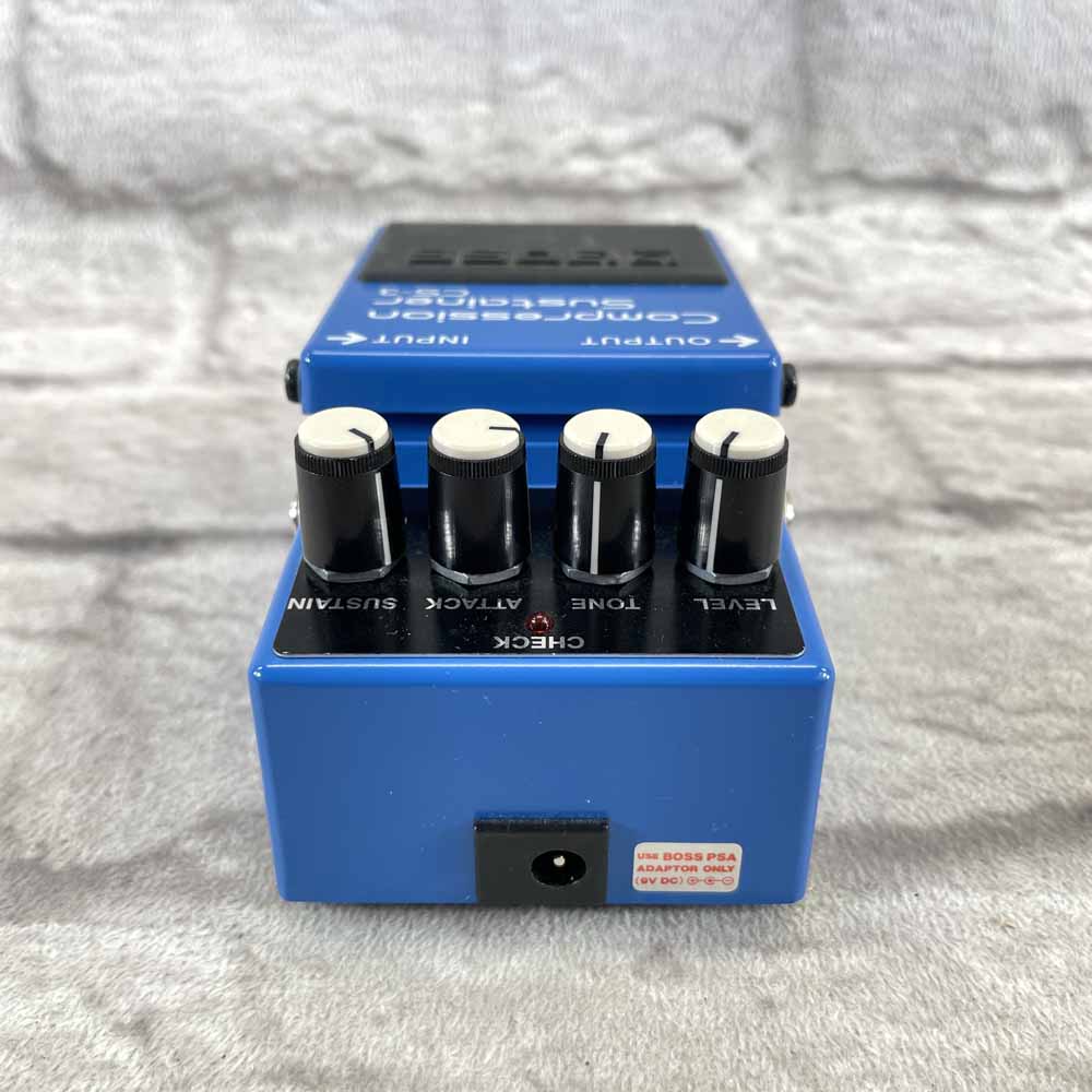 Used:  Boss CS-3 Compression Sustainer Pedal