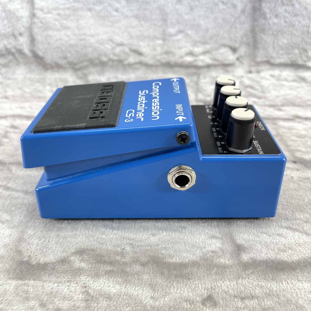 Used:  Boss CS-3 Compression Sustainer Pedal