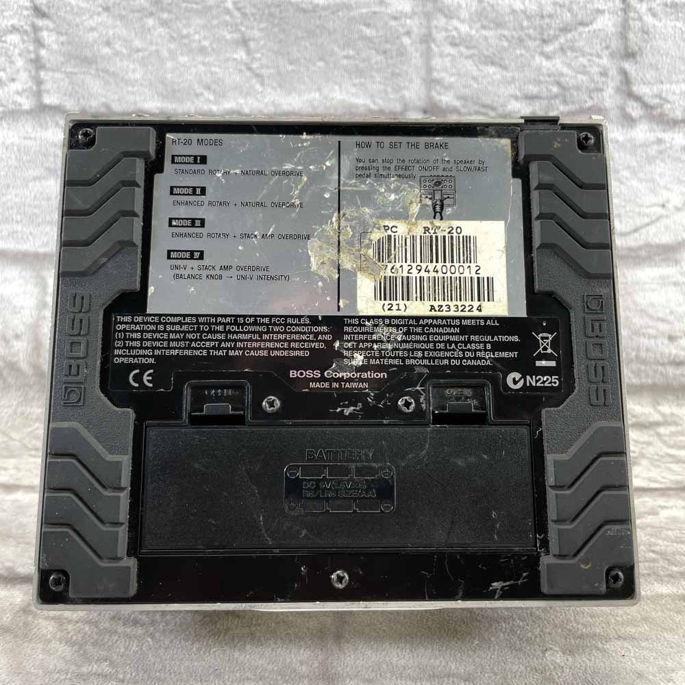 Used:  Boss RT-20 Rotary Ensemble Rotary Sound Processor