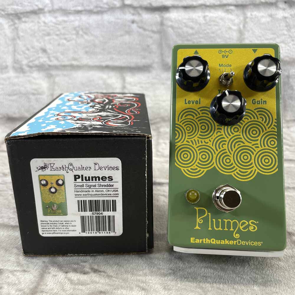 Used:  EarthQuaker Devices Plumes Small Signal Shredder