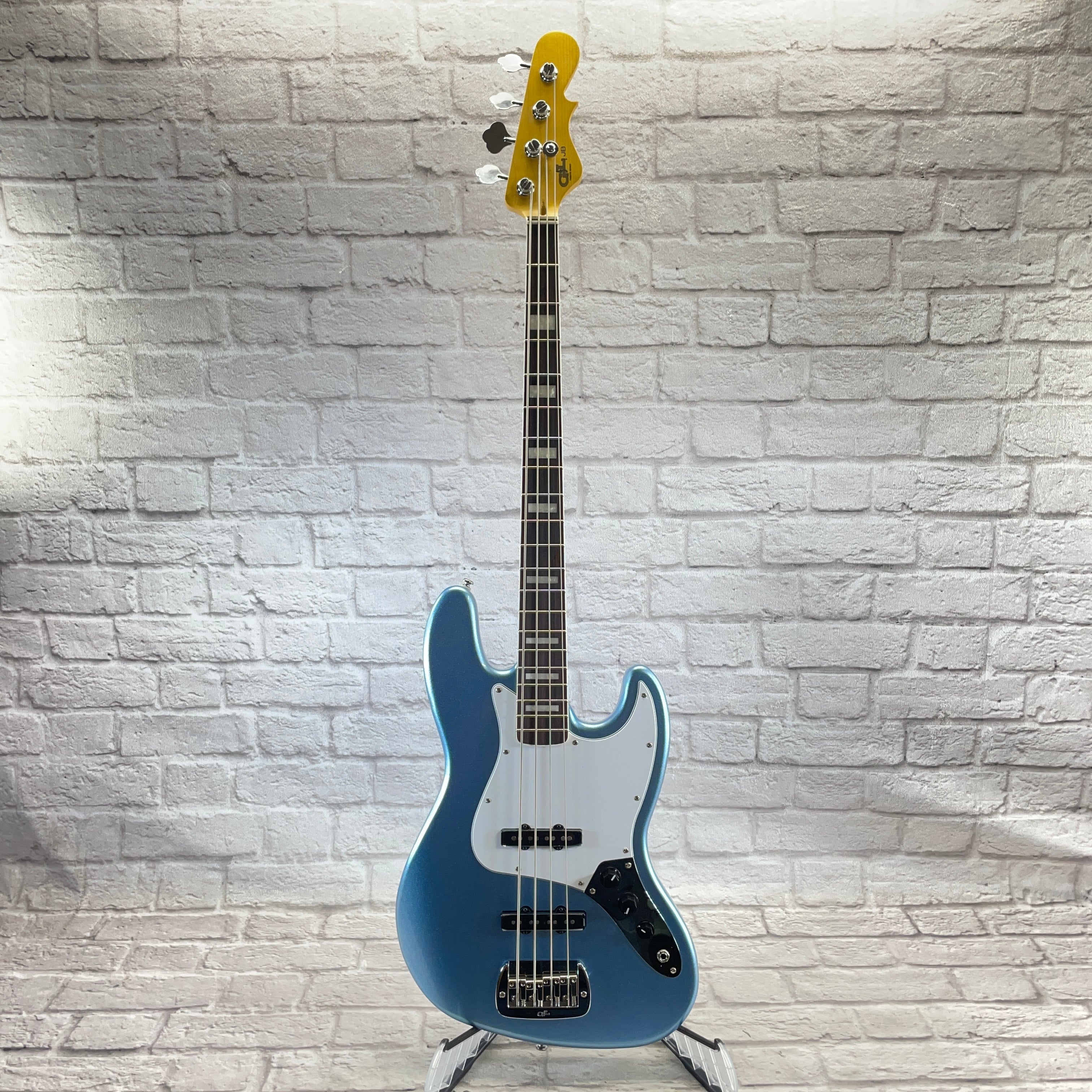 G&L Guitars Tribute Series JB Bass Guitar, Lake Placid Blue (B Stock)
