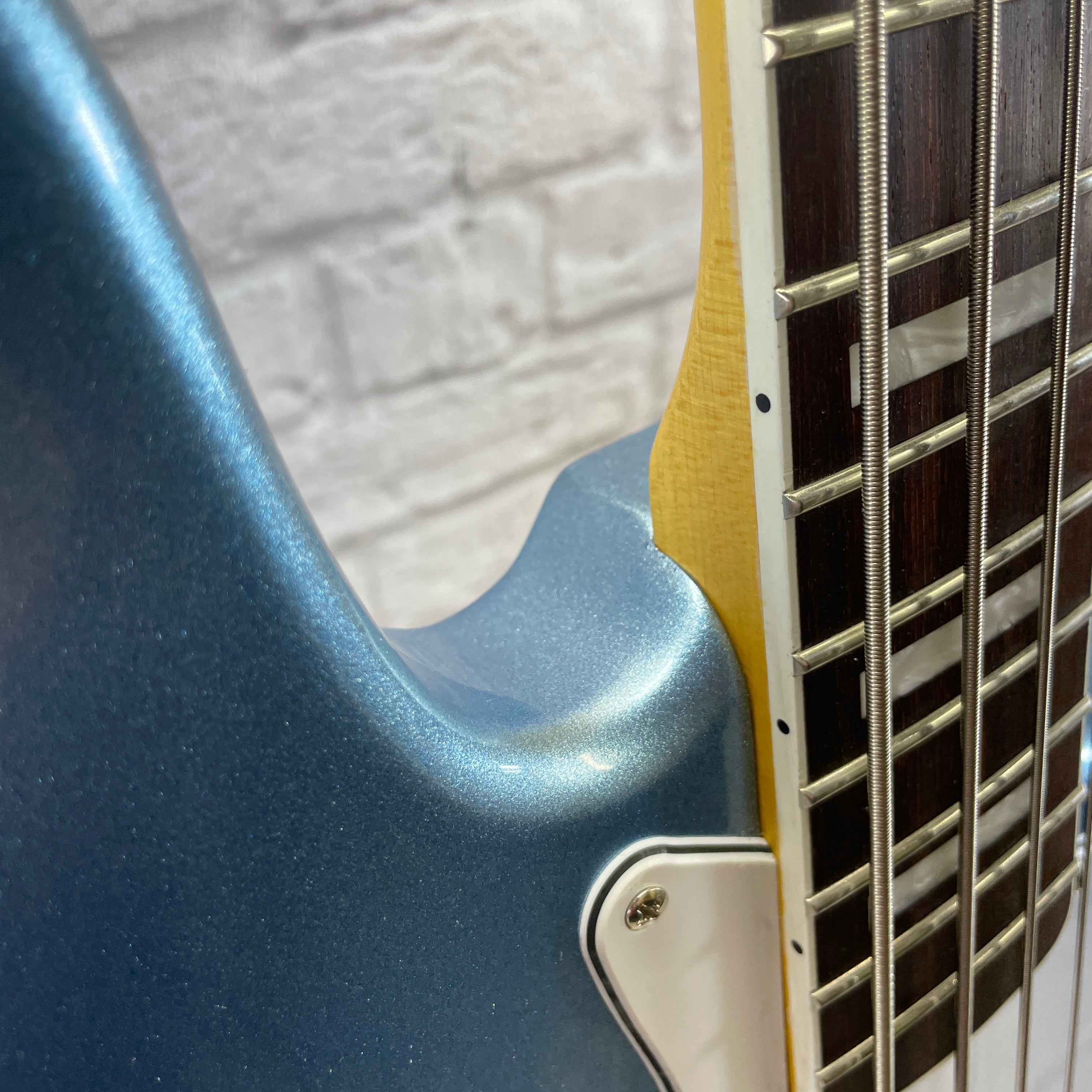 G&L Guitars Tribute Series JB Bass Guitar, Lake Placid Blue (B Stock)