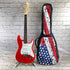 Used:  Squier Affinity Stratocaster Electric Guitar - Race Car Red