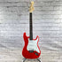 Used:  Squier Affinity Stratocaster Electric Guitar - Race Car Red