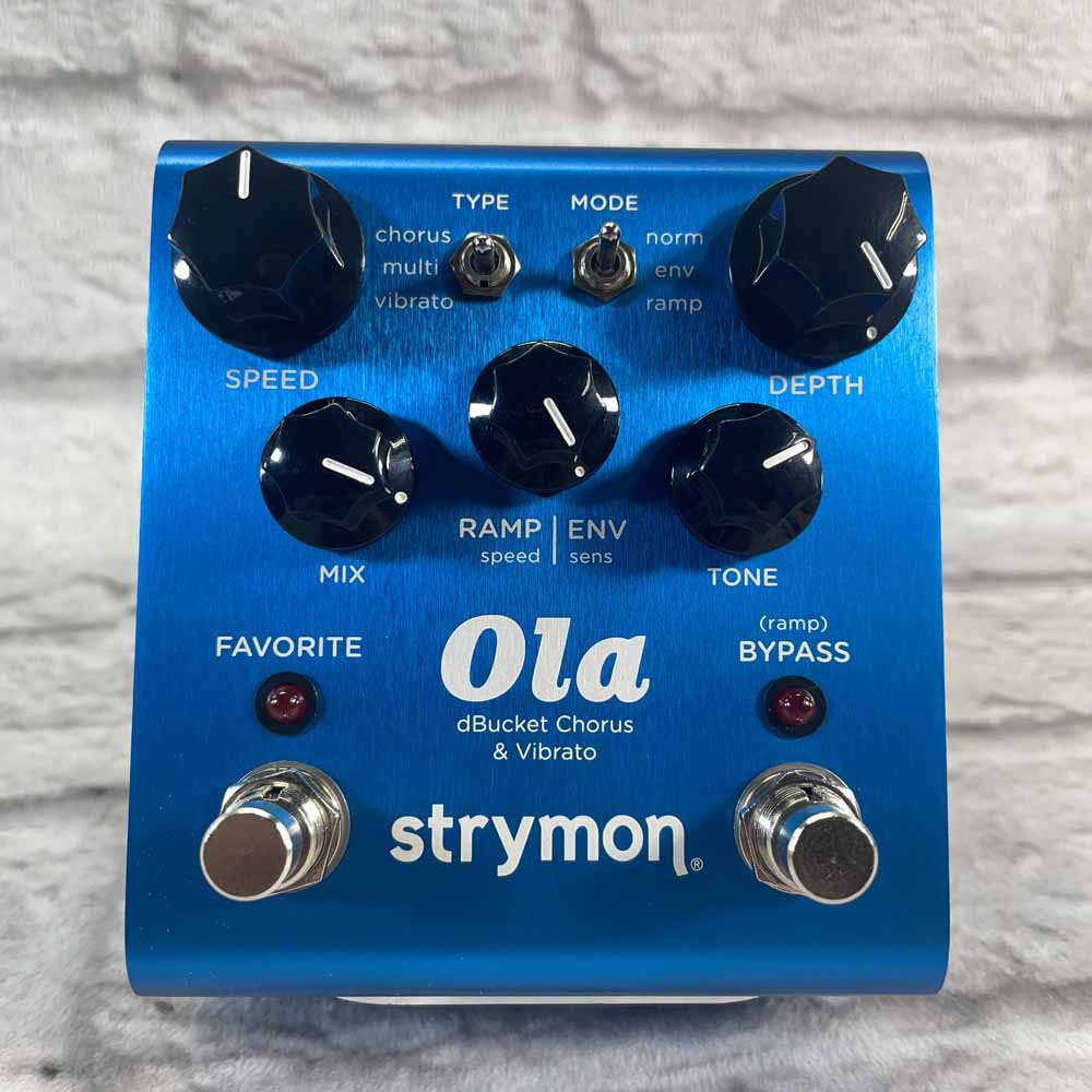 Used:  Strymon Ola dBucket Chorus & Vibrato Pedal