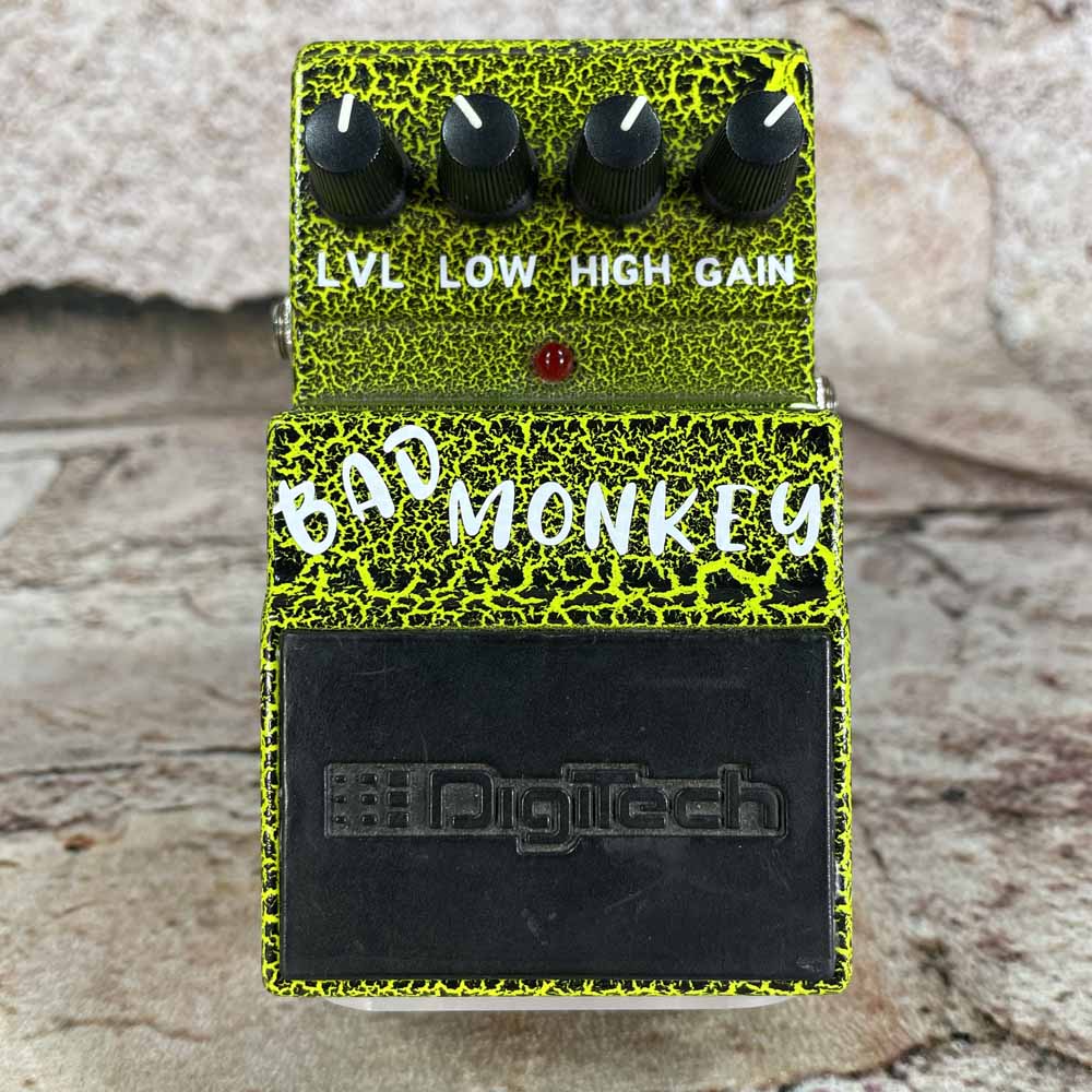 Used: DigiTech Bad Monkey Tube Overdrive Pedal (Speckle - Yellow