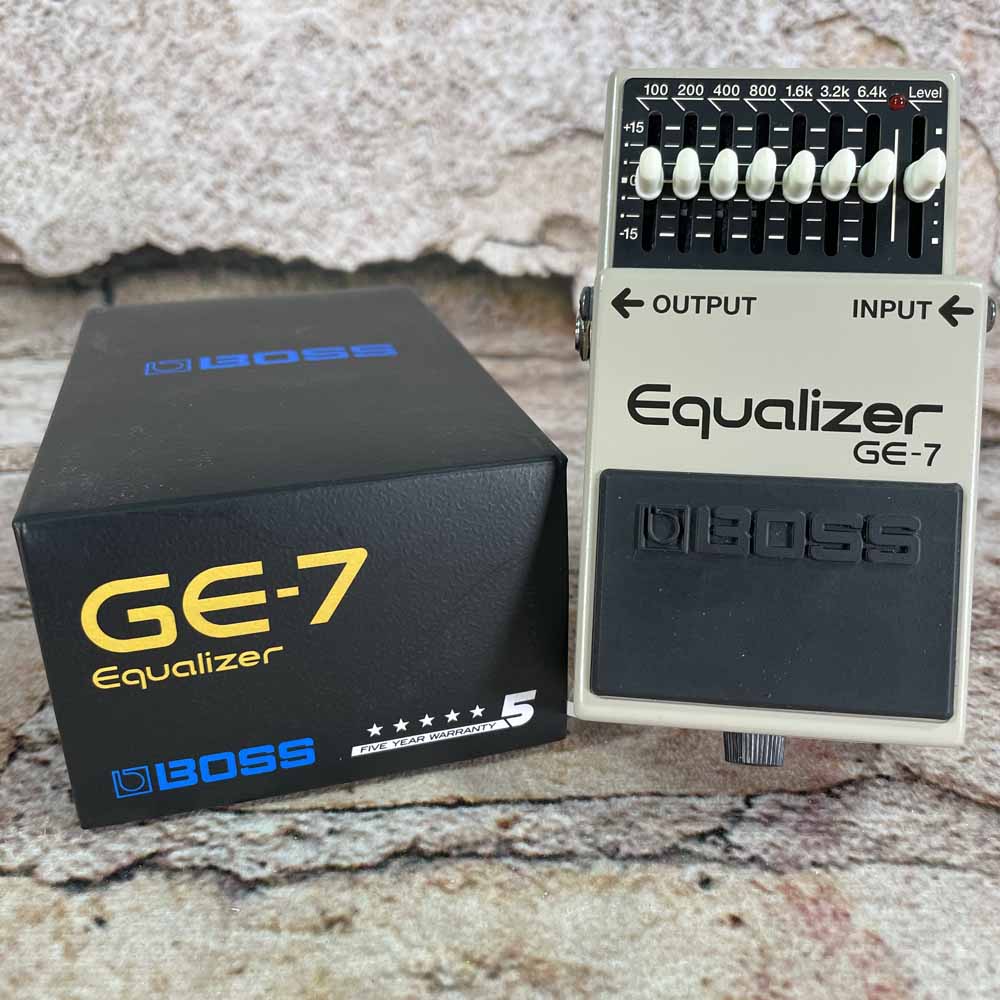 Used:  Boss GE-7 Graphic Equalizer Pedal (7 Bands)