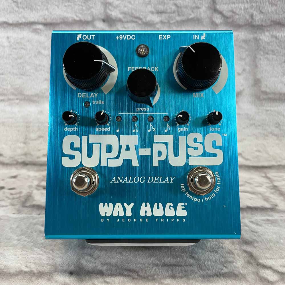 Used:  Way Huge Supa-Puss Analog Delay Pedal