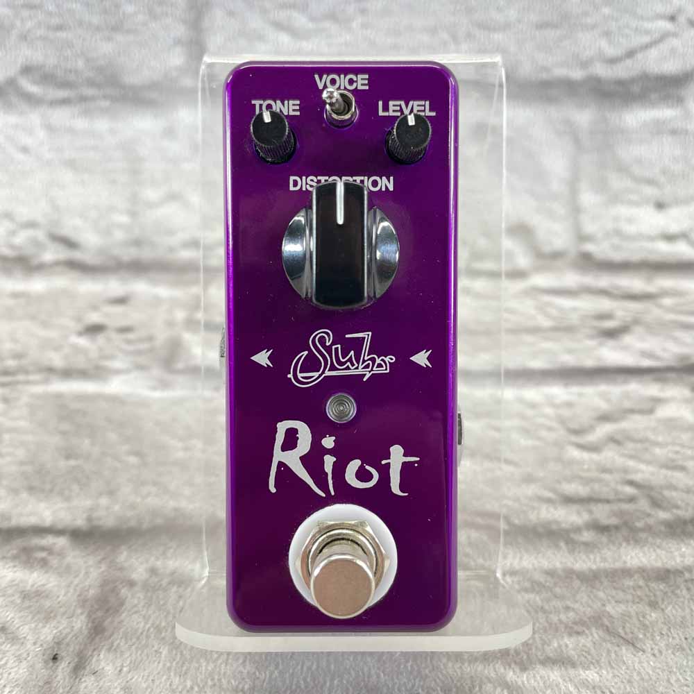 Used:  Suhr Riot Distortion Pedal