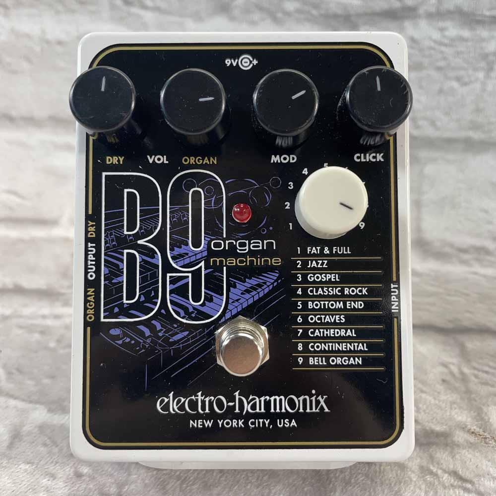 Used:  Electro-Harmonix B9 Organ Machine Pedal