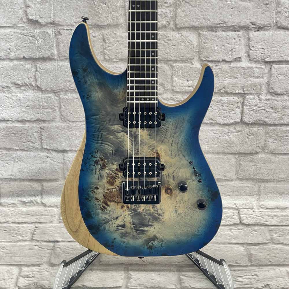 Used:  Schecter Reaper-6 Electric Guitar - Sky Burst