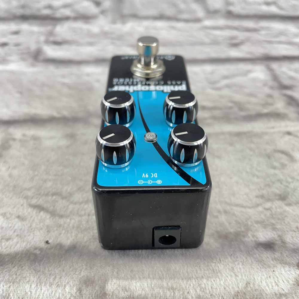 Used:  Pigtronix Philosopher Bass Micro Compressor Pedal
