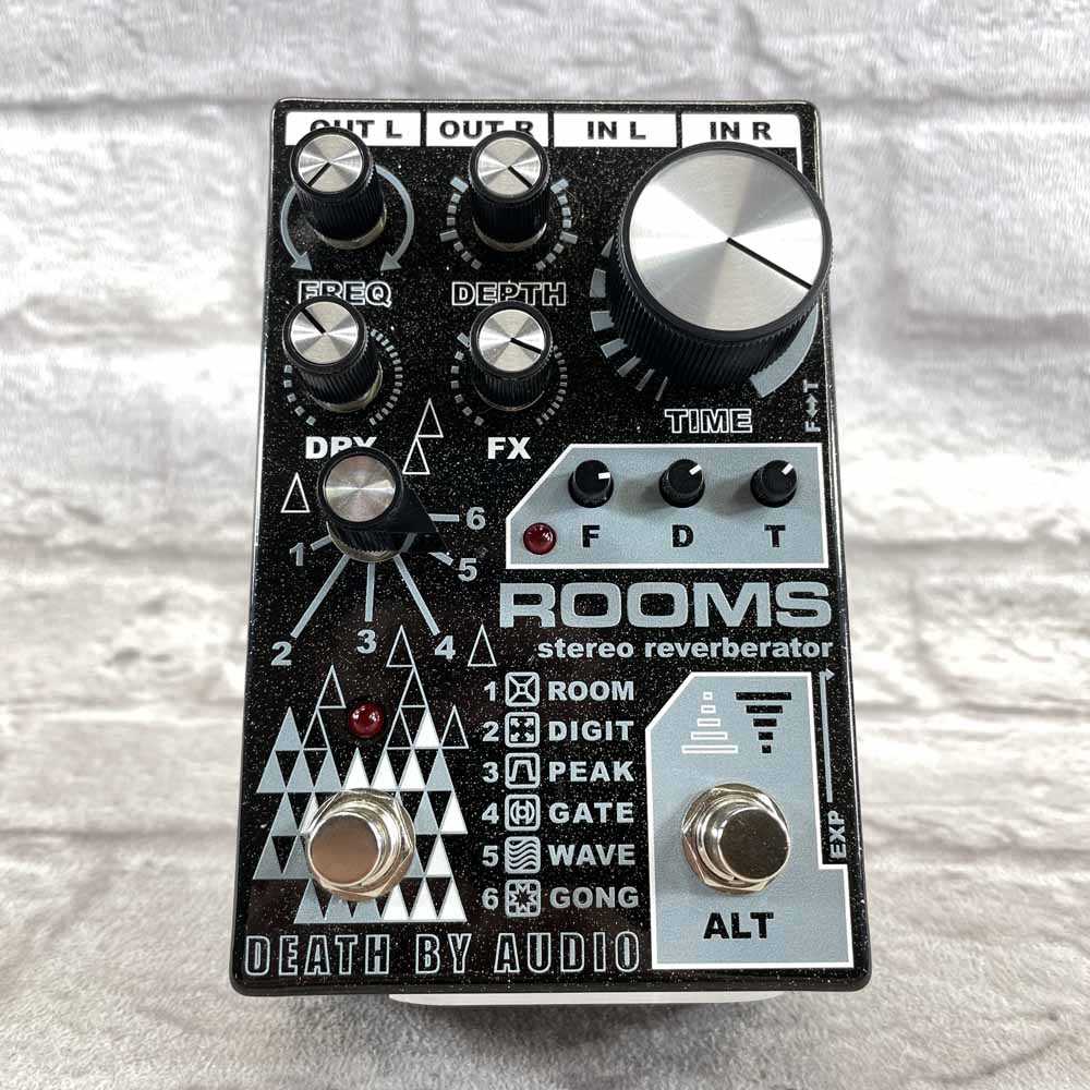 Used:  Death By Audio - Rooms Digital Reverb Pedal