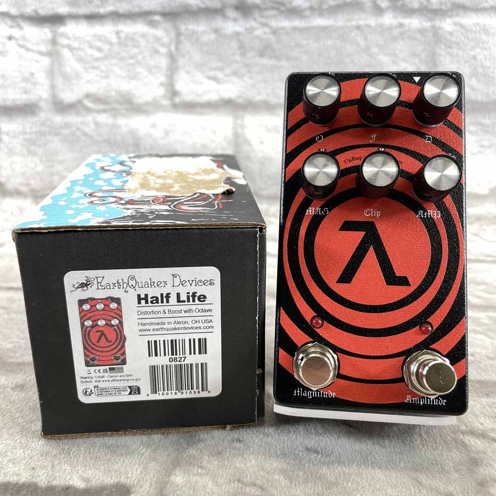 Used:  EarthQuaker Devices Sunn O))) HalfLife Octave Distortion + Booster Pedal