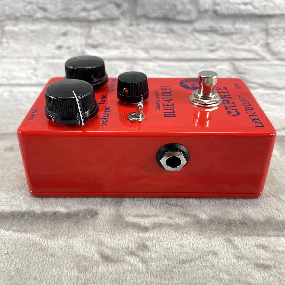 Used:  Wren and Cuff Blue-Violet Caprid Small Foot Fuzz Pedal