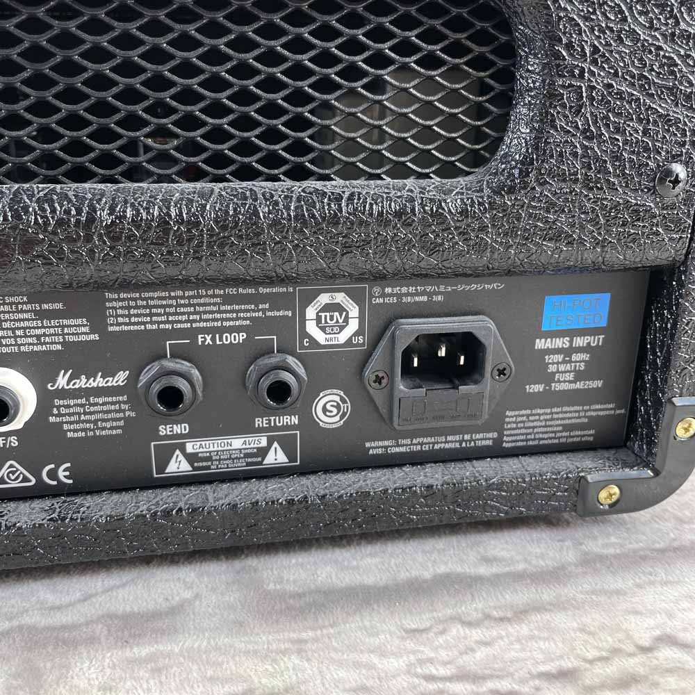 Used:  Marshall DSL1HR Amp Head