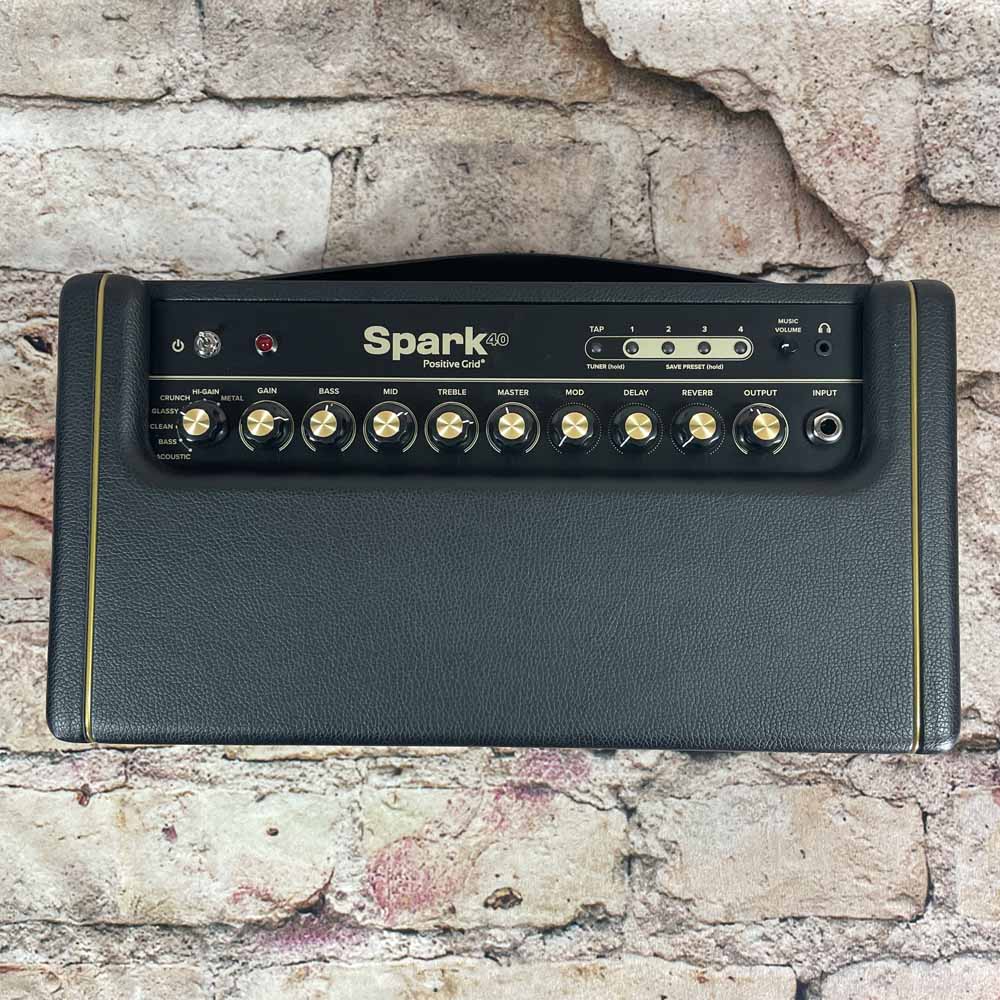 Used:   Positive Grid Spark 40-Watt Modeling Guitar Combo Amp
