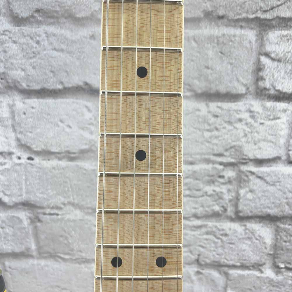 Used:  EVH Bumblebee '79 Tribute Relic Electric Guitar - Yellow/Black Stripe