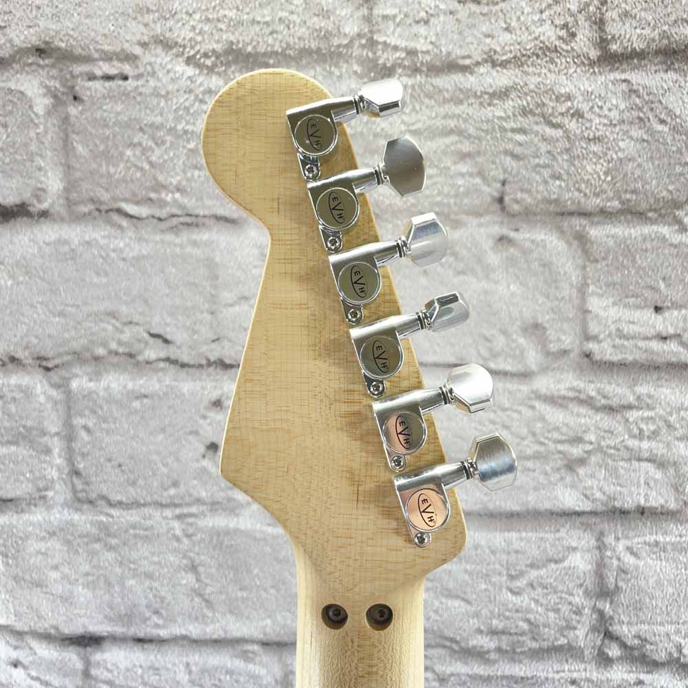 Used:  EVH Bumblebee '79 Tribute Relic Electric Guitar - Yellow/Black Stripe