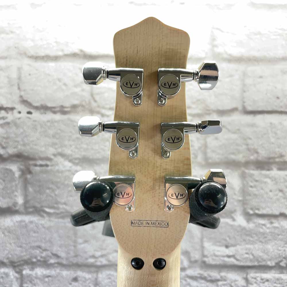 Used:  EVH Striped Series Star Electric Guitar - Black/White