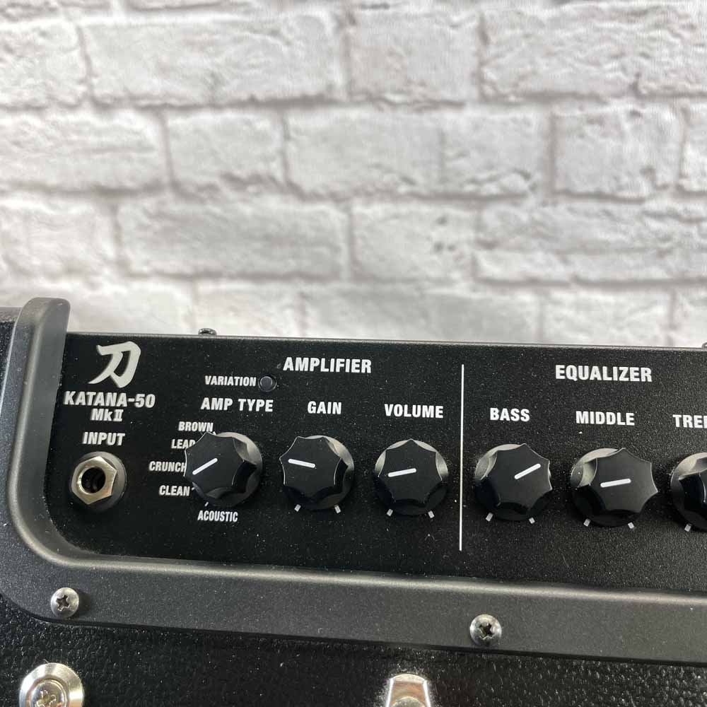 Used:  Boss Katana 50 MkII 50-watt 1x12" Guitar Combo Amp