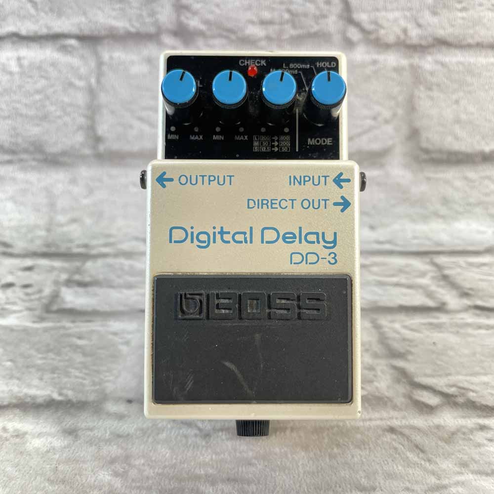 Used:  Boss DD-3 Digital Delay Effects Pedal