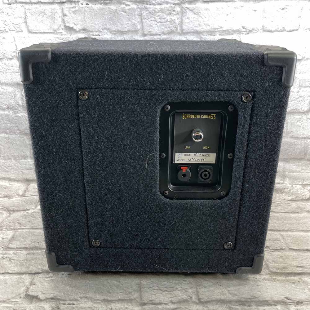 Used:  Schroeder Cabiniets 12+ Bass Amp Cabinet