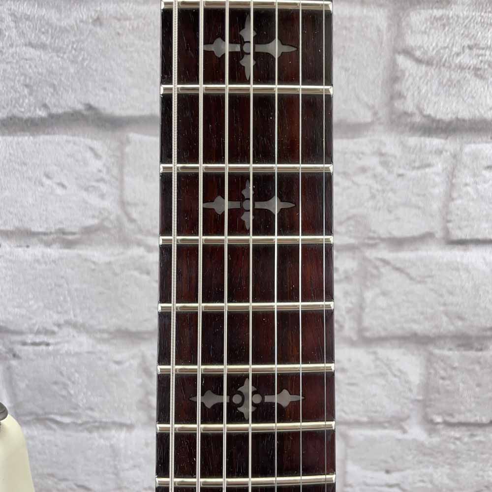 Used:  Schecter Diamond Series N427 7-String Electric Guitar - White