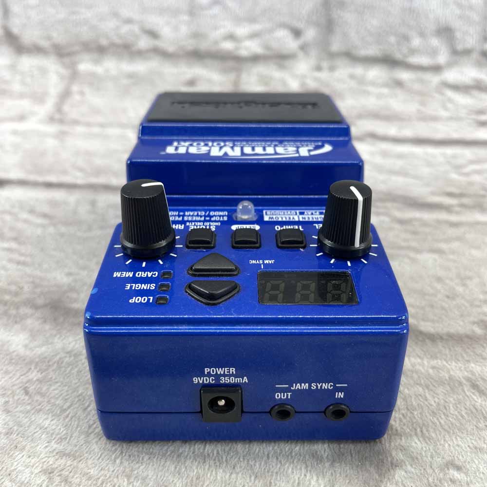 Used:  Digitech JamMan Solo XT Looper