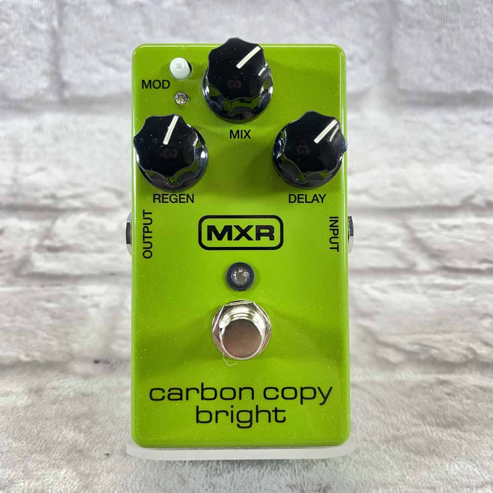 Used:  MXR Carbon Copy Bright Analog Delay Pedal
