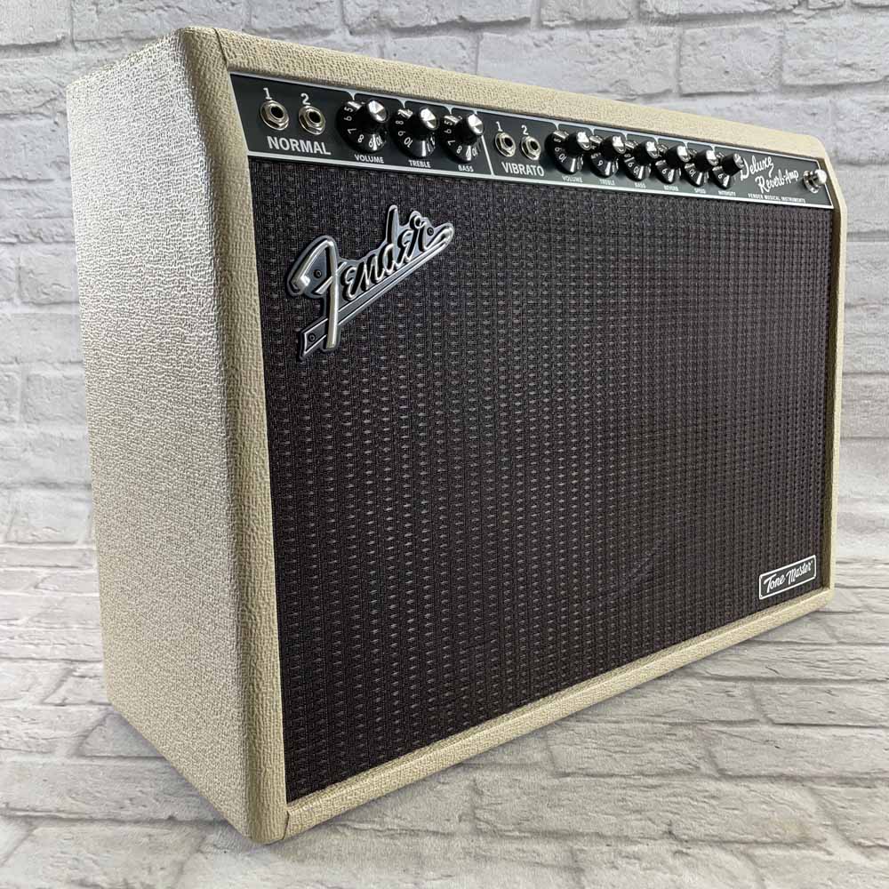 Used:  Fender Tone Master Deluxe Reverb Amp, 120V, Blonde Edition