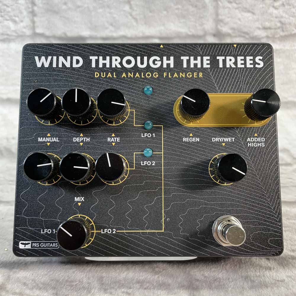 Used:  PRS Guitars Wind Through The Trees Dual Analog Flanger Pedal