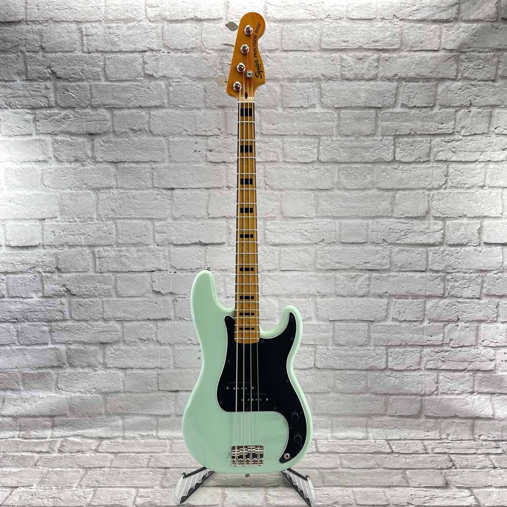 Used:  Squier Classic Vibe '70s Precision Bass - Surf Green