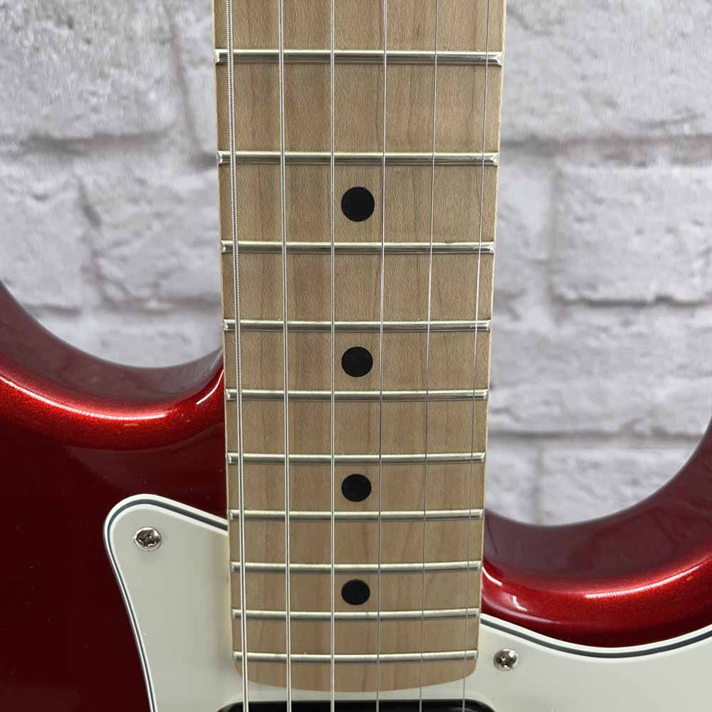 Used:  Squier Contemporary HH Stratocaster - Dark Red Metallic