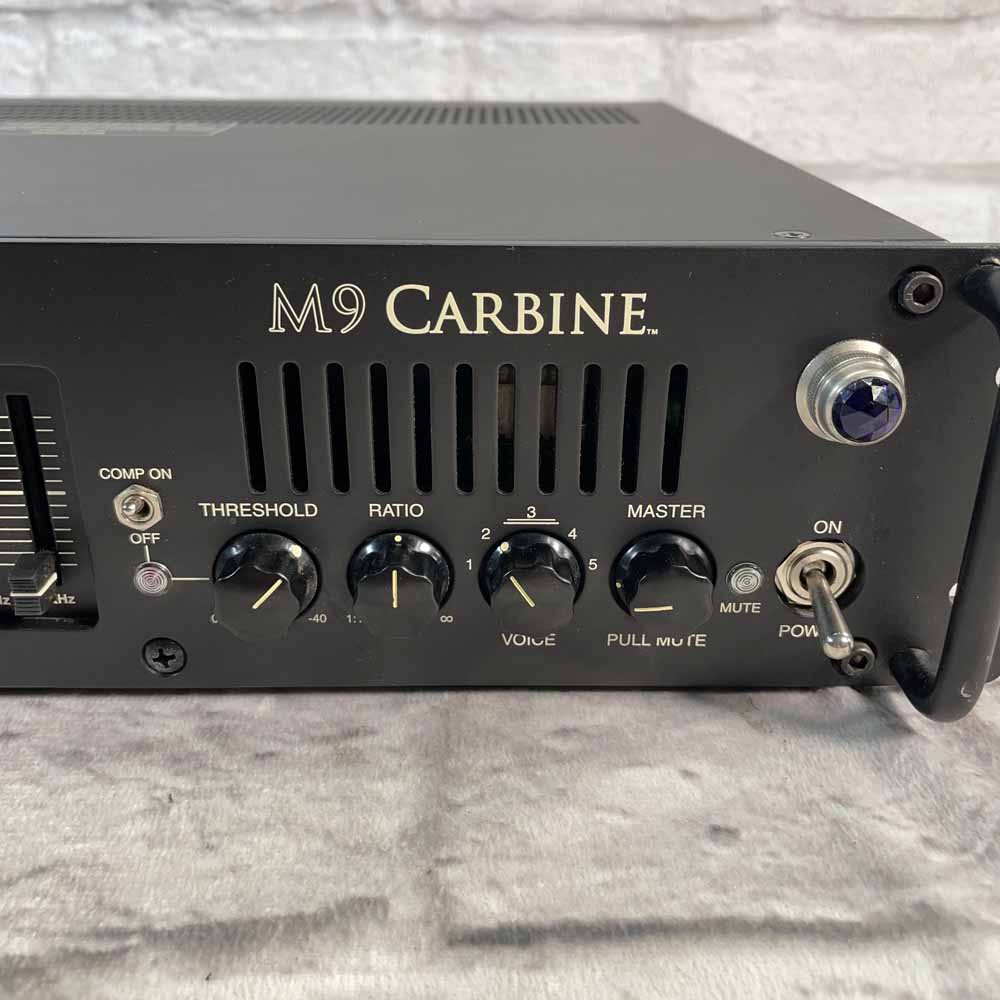 Used:  Mesa Boogie M9 Carbine 600W Bass Amp Head