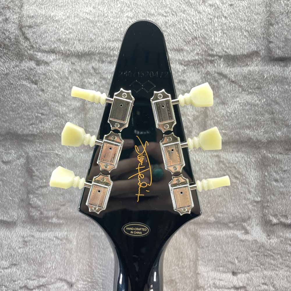 Used:  Epiphone Jimi Hendrix "Love Drops" Flying V Electric Guitar