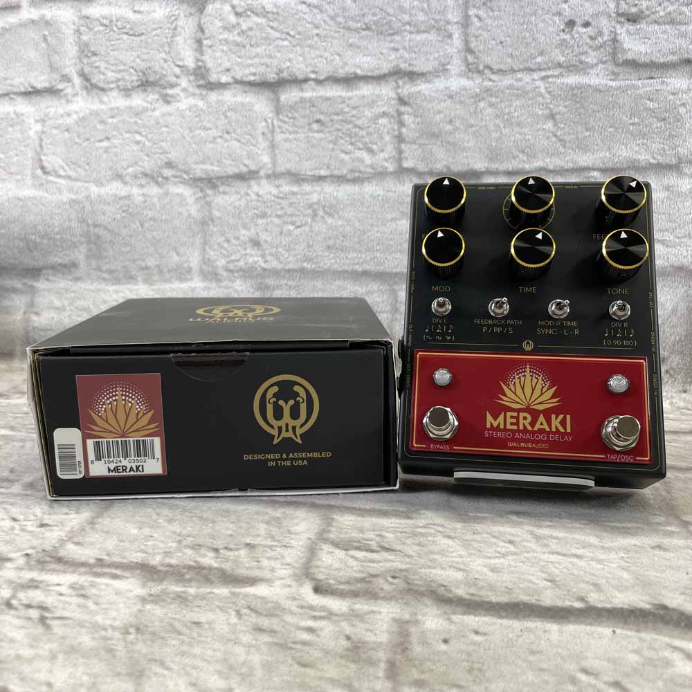 Used:  Walrus Audio Meraki Stereo Analog Delay Pedal