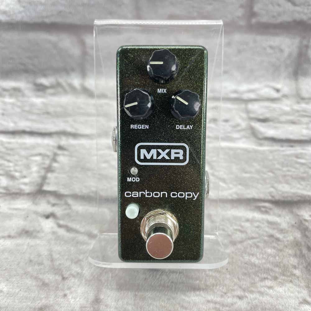 Used:  MXR Carbon Copy Mini Analog Delay Pedal