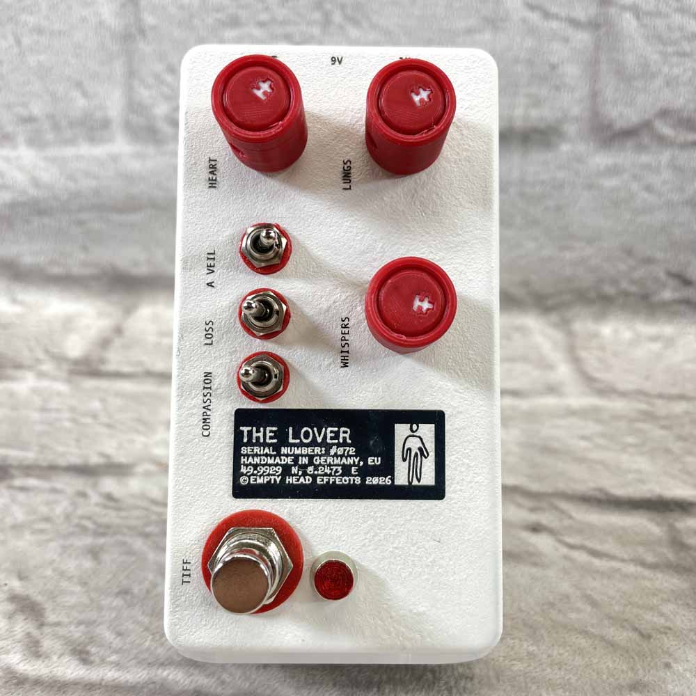 Used:  Empty Head Effects The Lover Cleanboost/Overdrive/Fuzz Pedal