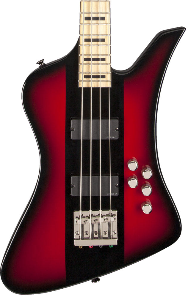 Jackson Guitars X Series Signature David Ellefson Kelly Bird IV Bass, Red Stripe