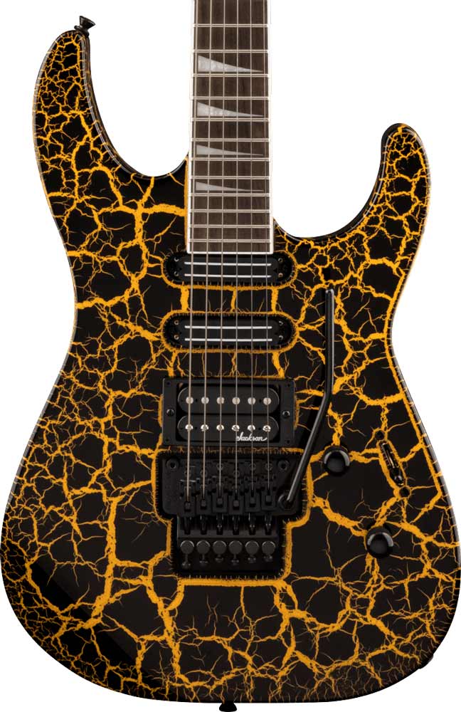Jackson Guitars X Series Soloist SL3X DX - Yellow Crackle