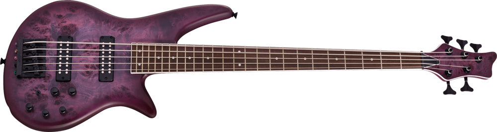 Jackson X Series Spectra Bass SBXP V - Transparent Purple Burst