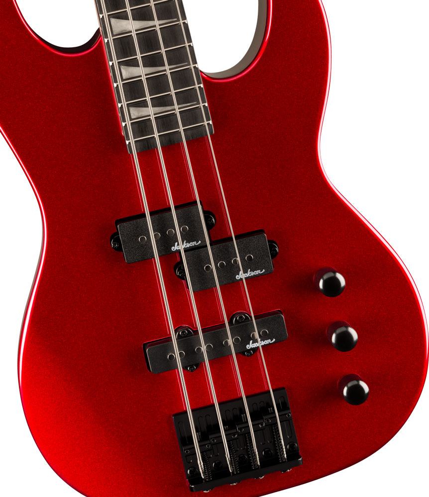 Jackson JS Series Concert Bass Minion JS1X - Metallic Red