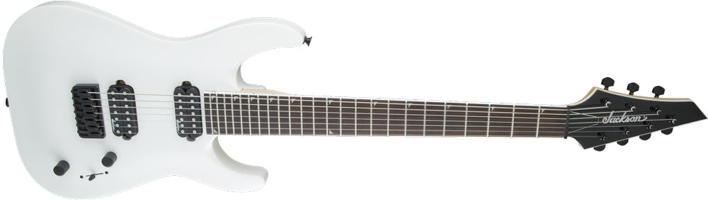 Jackson JS Series Dinky Arch Top JS32-7 DKA HT 7 String Electric Guitar - Snow White